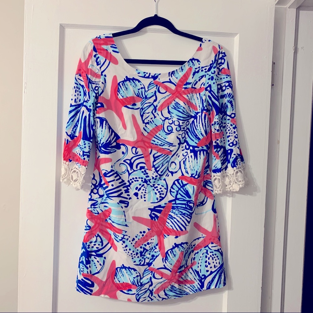 Rare She She Shells Lilly Pulitzer Starfish Dress